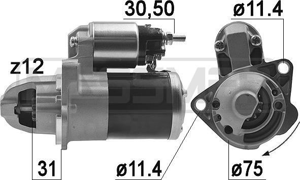 Wilmink Group WG2150993 - Démarreur cwaw.fr