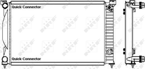 Wilmink Group WG2161901 - Radiateur, refroidissement du moteur cwaw.fr