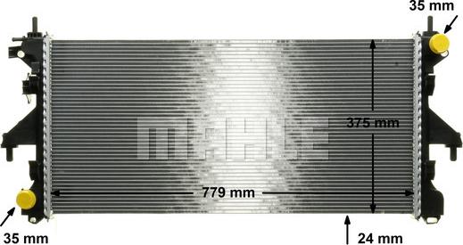 Wilmink Group WG2184092 - Radiateur, refroidissement du moteur cwaw.fr