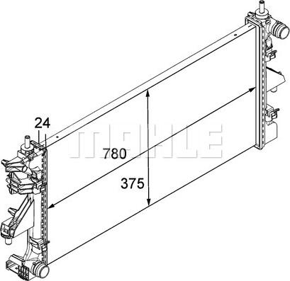 Wilmink Group WG2184092 - Radiateur, refroidissement du moteur cwaw.fr