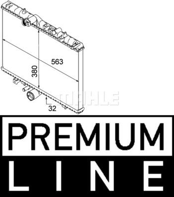 Wilmink Group WG2184097 - Radiateur, refroidissement du moteur cwaw.fr