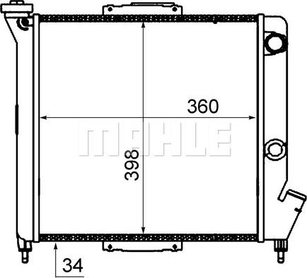 Wilmink Group WG2184040 - Radiateur, refroidissement du moteur cwaw.fr