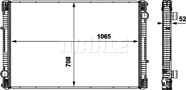 Wilmink Group WG2184078 - Radiateur, refroidissement du moteur cwaw.fr