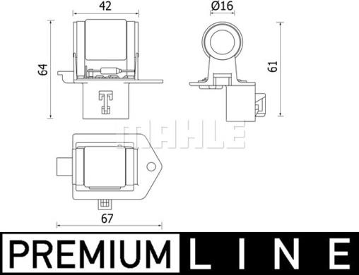 Wilmink Group WG2180905 - Résistance de série, moteur électrique-ventilateur du radiat cwaw.fr