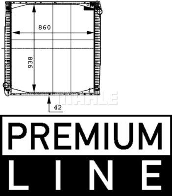 Wilmink Group WG2183906 - Radiateur, refroidissement du moteur cwaw.fr