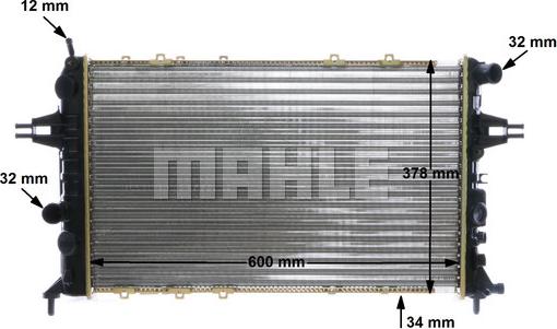 Wilmink Group WG2183466 - Radiateur, refroidissement du moteur cwaw.fr