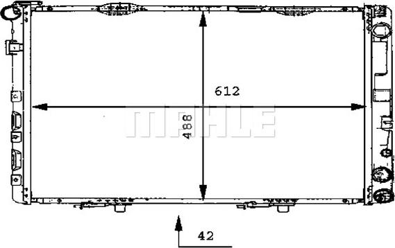 Wilmink Group WG2183405 - Radiateur, refroidissement du moteur cwaw.fr