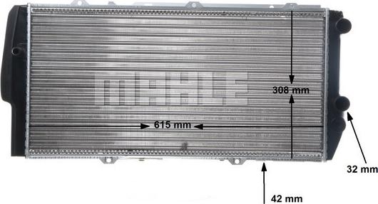 Wilmink Group WG2183570 - Radiateur, refroidissement du moteur cwaw.fr