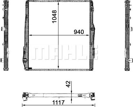 Wilmink Group WG2183089 - Radiateur, refroidissement du moteur cwaw.fr