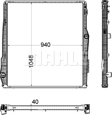 Wilmink Group WG2183088 - Radiateur, refroidissement du moteur cwaw.fr