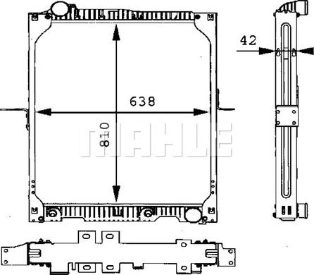 Wilmink Group WG2183873 - Radiateur, refroidissement du moteur cwaw.fr