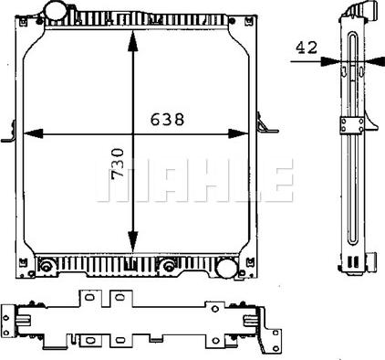 Wilmink Group WG2183872 - Radiateur, refroidissement du moteur cwaw.fr