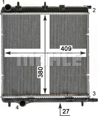 Wilmink Group WG2182996 - Radiateur, refroidissement du moteur cwaw.fr