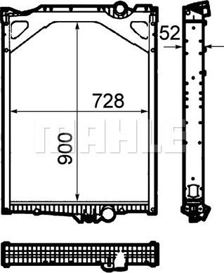 Wilmink Group WG2182954 - Radiateur, refroidissement du moteur cwaw.fr