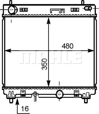 Wilmink Group WG2182456 - Radiateur, refroidissement du moteur cwaw.fr