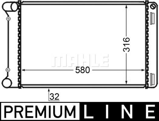 Wilmink Group WG2182474 - Radiateur, refroidissement du moteur cwaw.fr