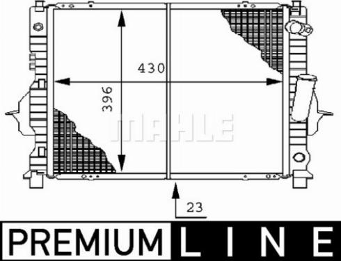 Wilmink Group WG2182685 - Radiateur, refroidissement du moteur cwaw.fr