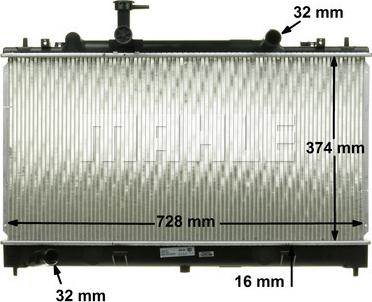 Wilmink Group WG2182245 - Radiateur, refroidissement du moteur cwaw.fr