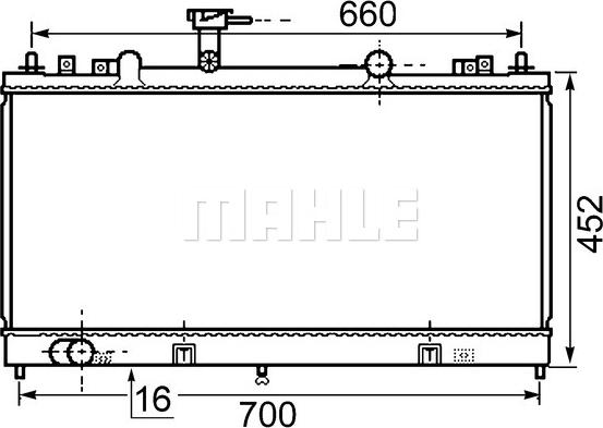 Wilmink Group WG2182245 - Radiateur, refroidissement du moteur cwaw.fr