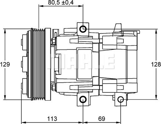 Wilmink Group WG2369452 - Compresseur, climatisation cwaw.fr