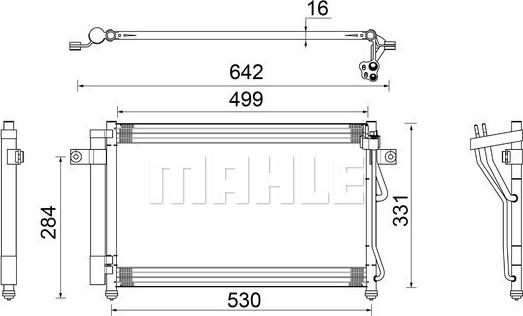 Wilmink Group WG2369136 - Condensateur, climatisation cwaw.fr