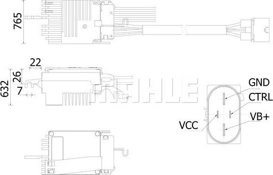 Wilmink Group WG2368550 - Régulateur, pulseur d'air habitacle cwaw.fr