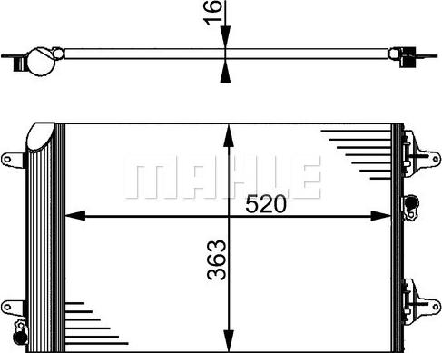 Wilmink Group WG2368858 - Condensateur, climatisation cwaw.fr