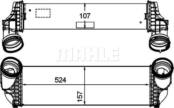 Wilmink Group WG2370629 - Intercooler, échangeur cwaw.fr