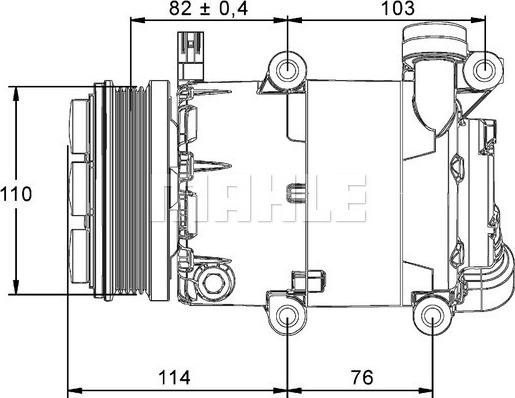 Wilmink Group WG2370159 - Compresseur, climatisation cwaw.fr