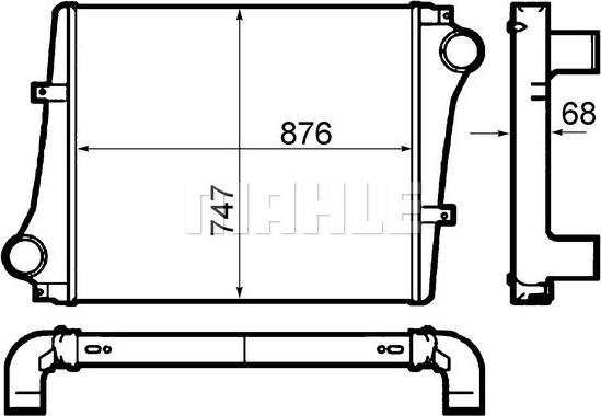 Wilmink Group WG2370844 - Intercooler, échangeur cwaw.fr