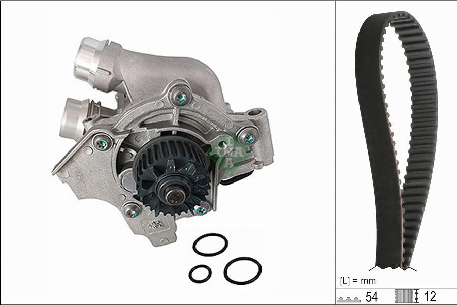 Wilmink Group WG2377429 - Pompe à eau + kit de courroie de distribution cwaw.fr