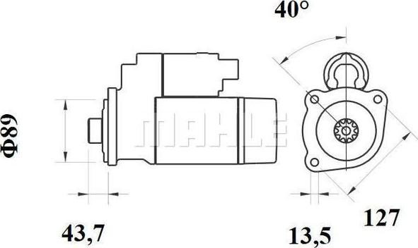 Wilmink Group WG2203438 - Démarreur cwaw.fr