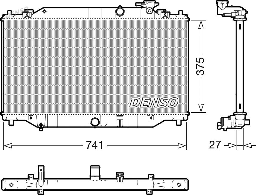 Wilmink Group WG2270669 - Radiateur, refroidissement du moteur cwaw.fr