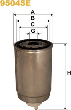 WIX Filters 95045E - Filtre à carburant cwaw.fr