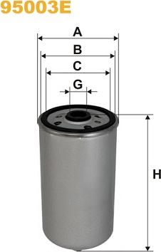 WIX Filters 95003E - Filtre à carburant cwaw.fr