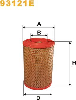 WIX Filters 93121E - Filtre à air cwaw.fr