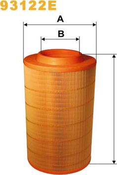 WIX Filters 93122E - Filtre à air cwaw.fr