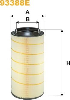 WIX Filters 93388E - Filtre à air cwaw.fr