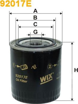 WIX Filters 92017E - Filtre hydraulique, boîte automatique cwaw.fr