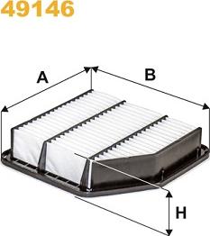 WIX Filters 49146 - Filtre à air cwaw.fr