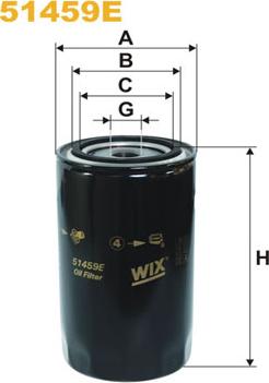 WIX Filters 51459E - Filtre à huile cwaw.fr