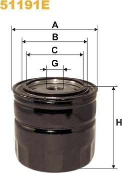 WIX Filters 51191E - Filtre à huile cwaw.fr