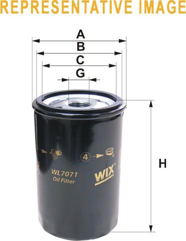 WIX Filters WL7092 - Filtre à huile cwaw.fr