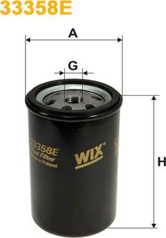 WIX Filters 33358E - Filtre à carburant cwaw.fr