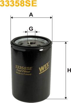 WIX Filters 33358SE - Filtre à carburant cwaw.fr