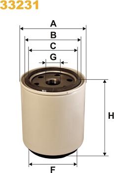 WIX Filters 33231 - Filtre à carburant cwaw.fr