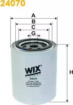 WIX Filters 24070 - Filtre de liquide de refroidissement cwaw.fr