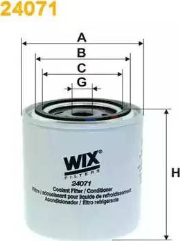 WIX Filters 24071 - Filtre de liquide de refroidissement cwaw.fr