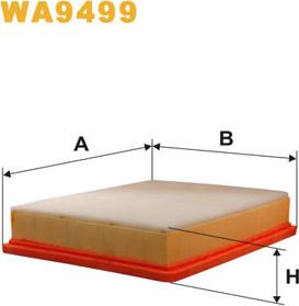 WIX Filters WA9499 - Filtre à air cwaw.fr