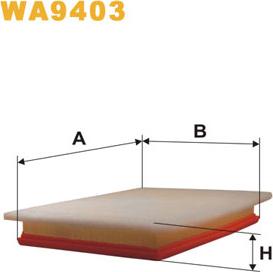 WIX Filters WA9403 - Filtre à air cwaw.fr